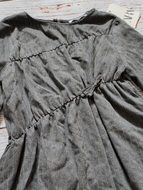 🆕 Cute Zara Girl's Grey Dress